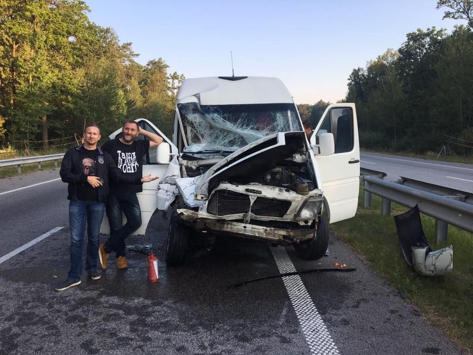 Олег Михайлюта «Фагот» і весь гурт ТНМК потрапили в аварію на Кіровоградщині
