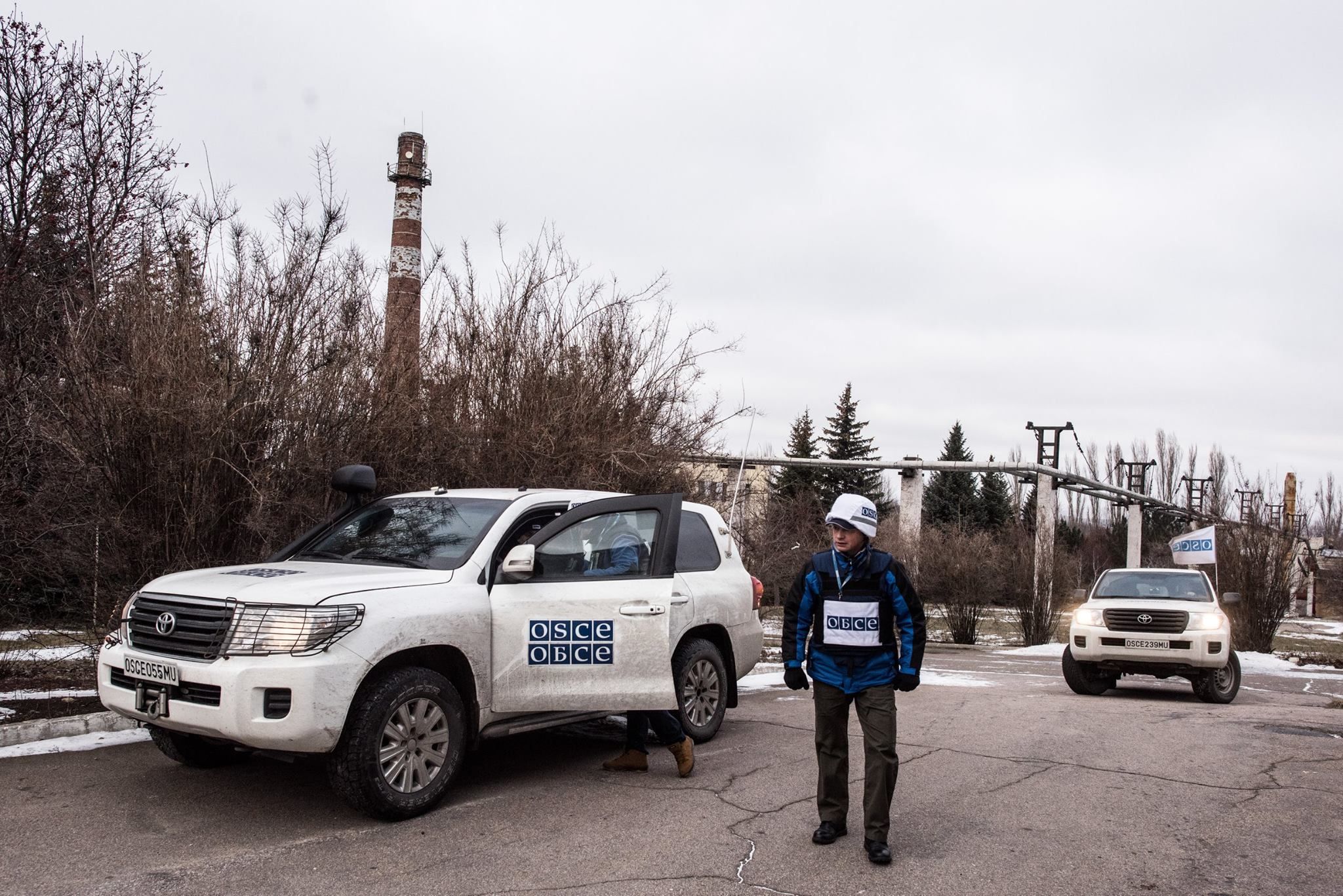 Через бої на Світлодарській дузі закрили базу спостерігачів ОБСЄ