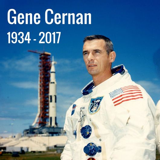 Останній із тих, хто був на Місяці: помер американський астронавт Юджин Сернан
