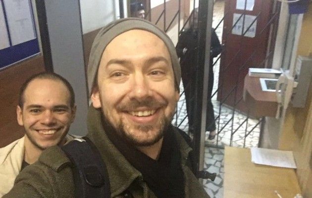 Романа Цимбалюка відпустили з московського відділку поліції