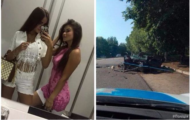В Ізюмі п'яні дівчата розбилися на авто під час прямої трансляції в Instagram (відео)