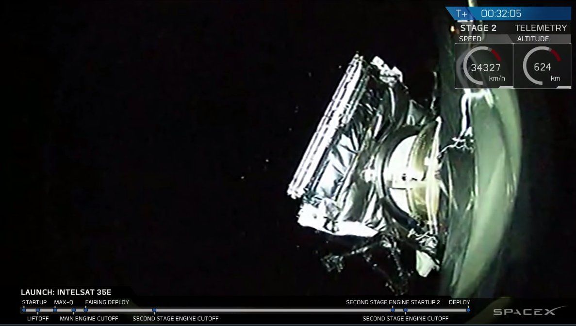 SpaceX успішно вивела на орбіту новітній супутник зв'язку