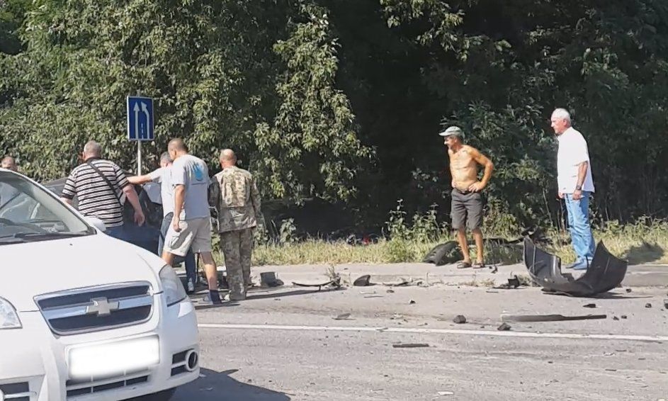 Петра Димінського зняли на відео на місці смертельної аварії