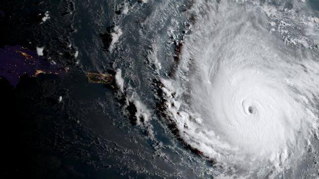 На Кариби налетів ураган «Ірма»