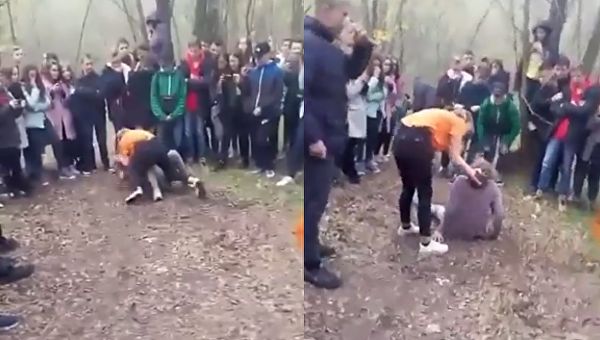 У Каховці школярка жорстоко побила подругу через коментарі у соцмережах (відео)