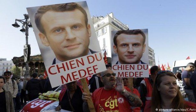 У Франції протестують проти реформ Макрона