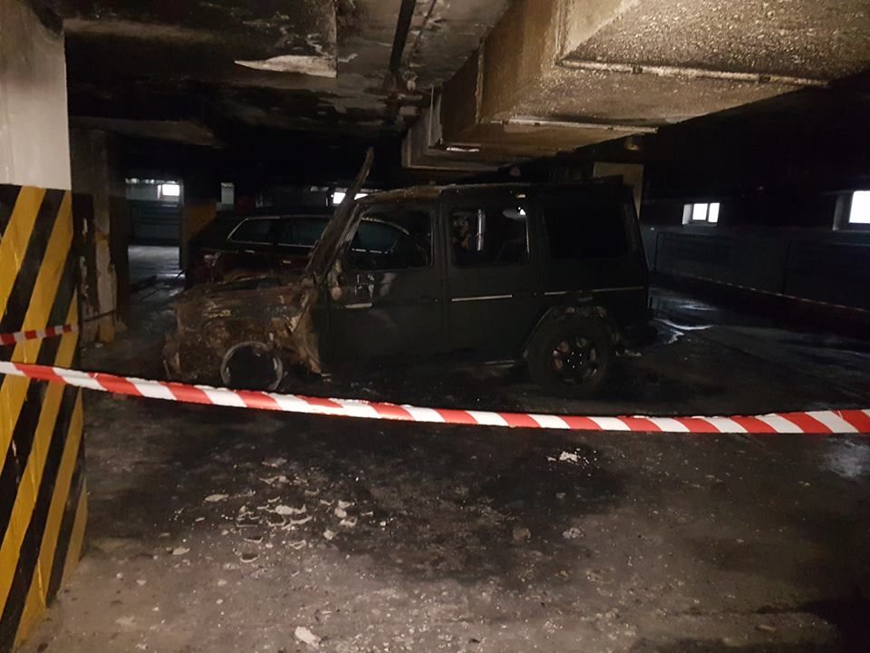 В Києві спалили авто голови громадського контролю вбивства Ірини Ноздровської (відео)