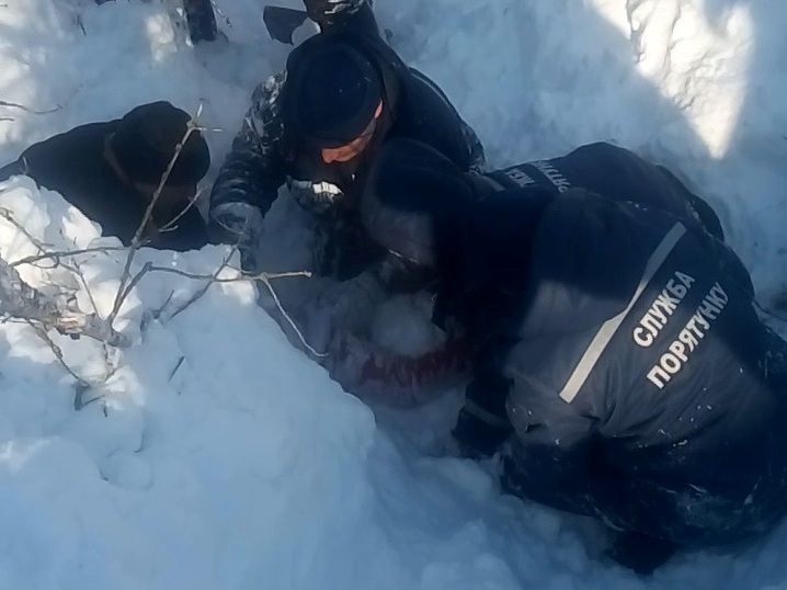 В Золочівському районі дівчинку привалило снігом: дитину ледве врятували (відео)