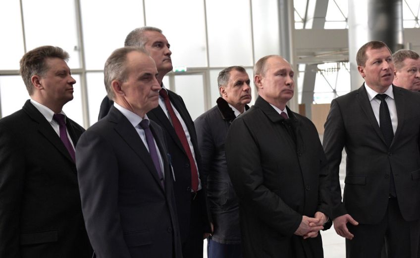 Володимир Путін відвідав окупований Крим
