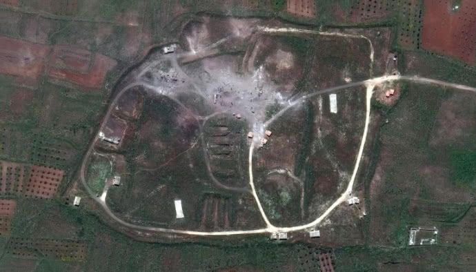 Авіаудар у Сирії: оприлюднено супутникові знімки (фото)