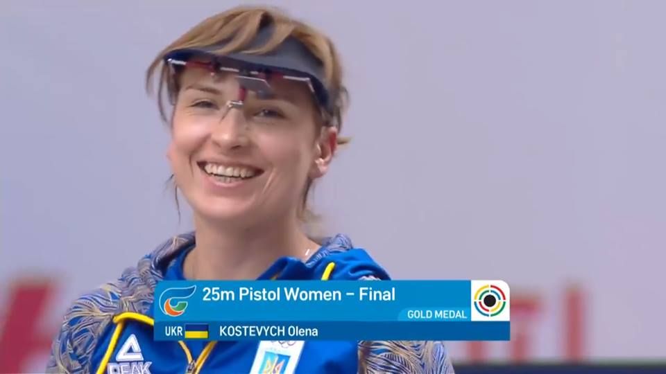 Олена Костевич стала чемпіонкою світу в стрільбі із пістолета