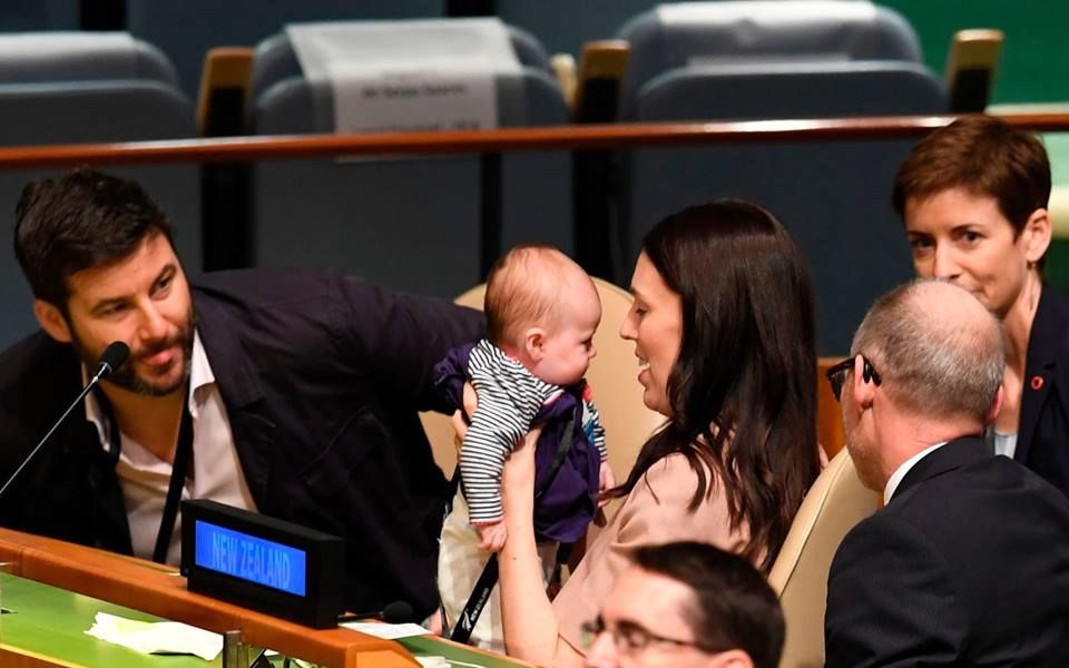 3-місячна донька прем'єра Нової Зеландії стала наймолодшою учасницею Генасамблеї ООН (фото)