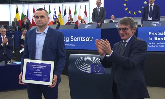 Сенцов отримав премію Сахарова.