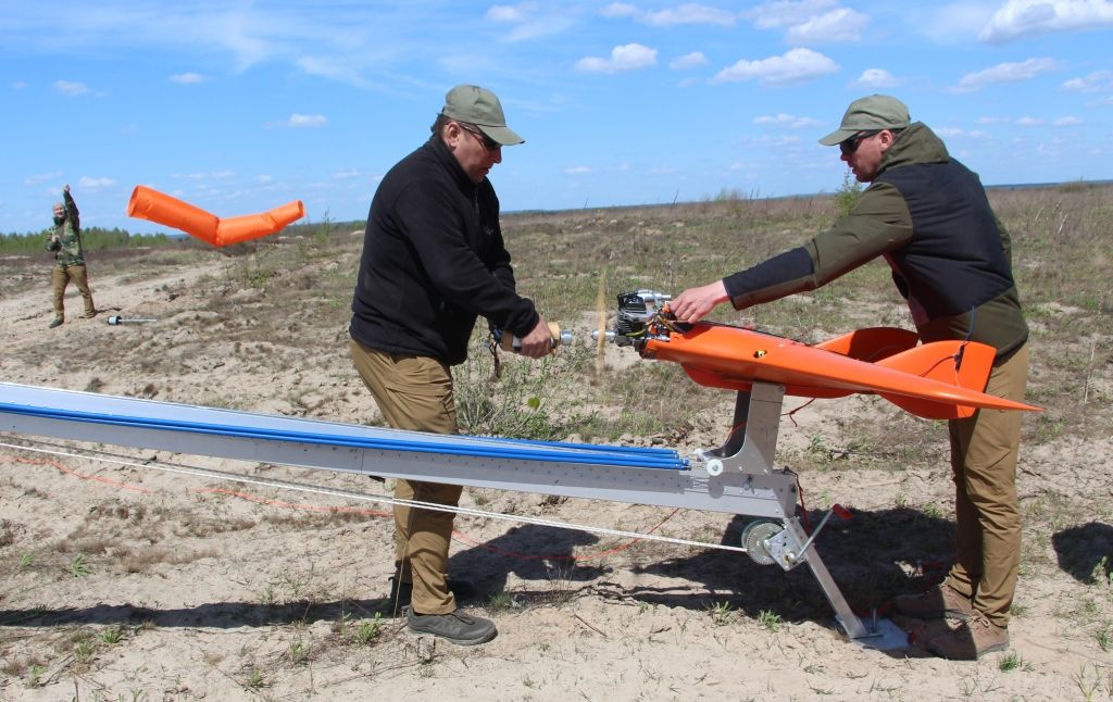 На Рівненському полігоні вперше випробували апарат Flying Target-1 для тренування військ ППО