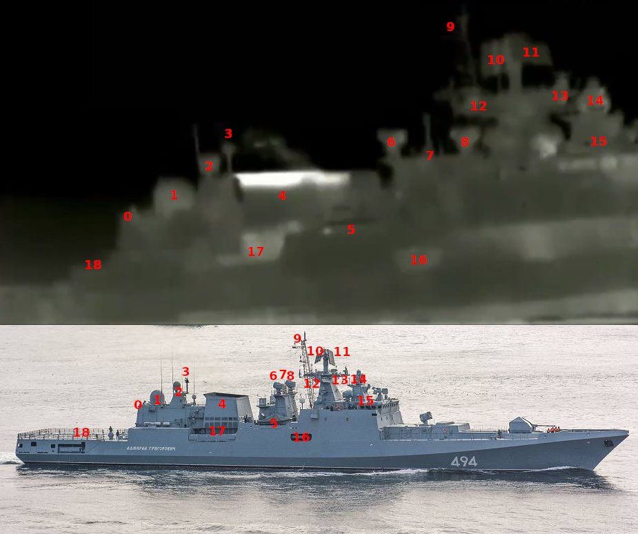 Російський флагман «Адмірал Макаров» у Севастополі було пошкоджено дронами