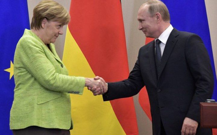 Ексканцлер ФРН Ангела Меркель і президент рф владімір путін: яка приємна зустріч!