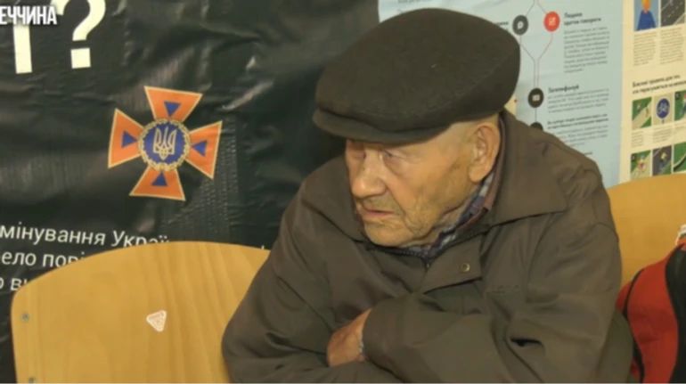 88-річний Іван Якович з Донеччини зміг вибратися із окупованих територій.