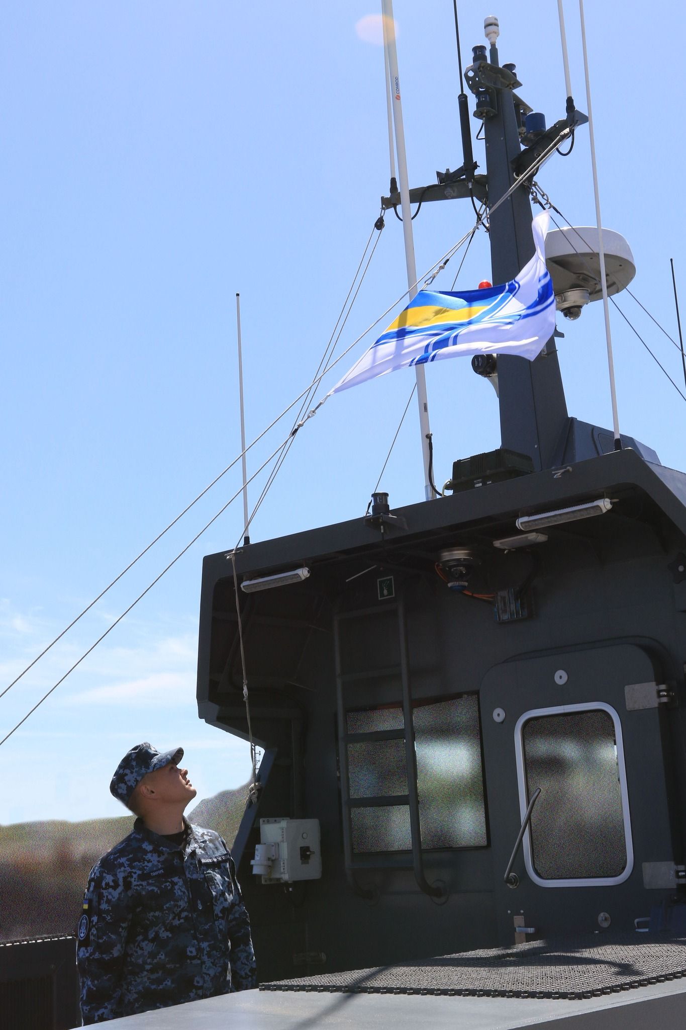 На «естонцях» піднято українські прапори: катери «Ірпінь» та «Рені» поповнили ВМС України, фото
