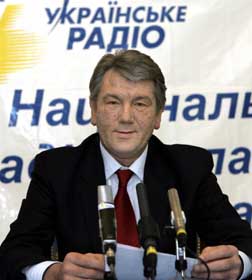 Віктор Ющенко: Головним надбанням 2005 року стала свобода. А мінімальна пенсія зросте до 350 гривень з 1 січня 2006-го