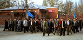 Мітинг після бійки