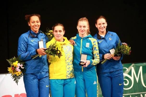 Українські шпажистки здобули золото на етапі Кубку світу