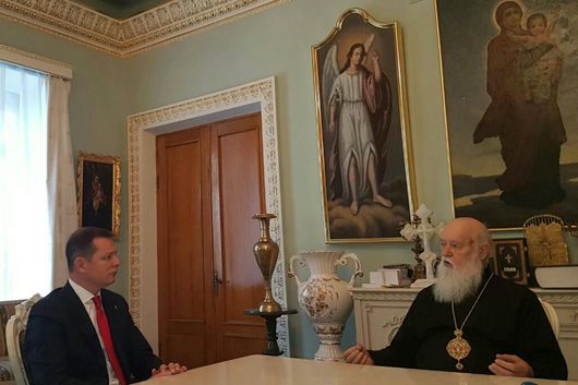 Поради i дiї: Олег Ляшко зустрівся  зі Святійшим Патріархом