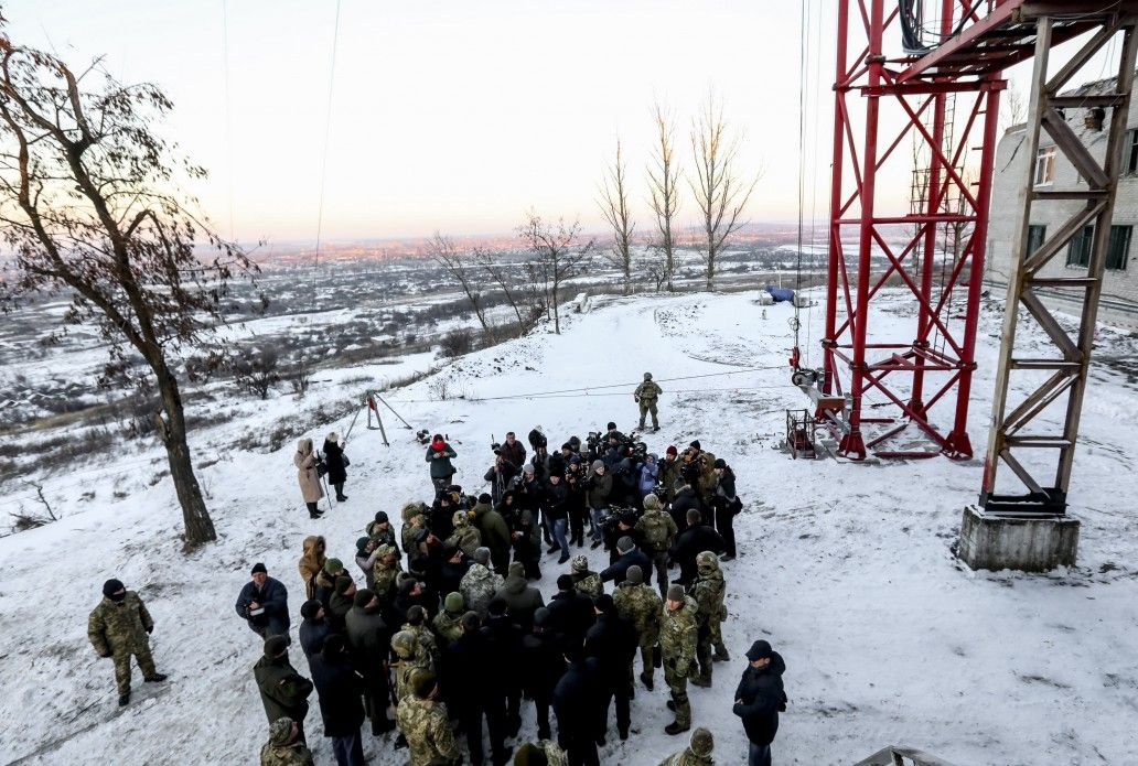 На горі Карачун відкрили нову телевежу для Донбасу (фото)