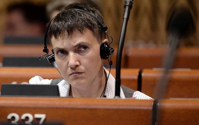 Надію Савченко позбавили членства у делегації ПАРЄ