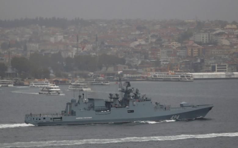 Із окупованого Севастополя відправили до Сирії фрегат з крилатими ракетами