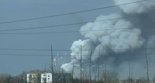 Склади під Балаклеєю підірвали за допомогою безпілотників