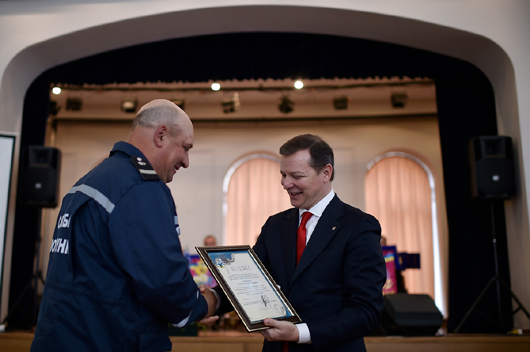 Вогнеборцям — шана: Ляшко привітав з професійним святом працівників пожежної охорони