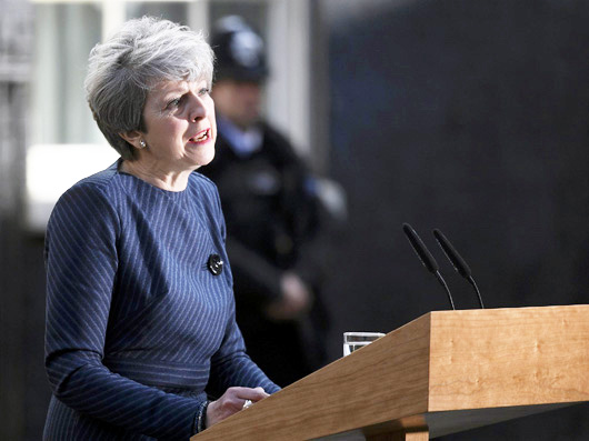 Британський прем’єр Тереза Мей несподівано оголосила дочасні парламентські вибори