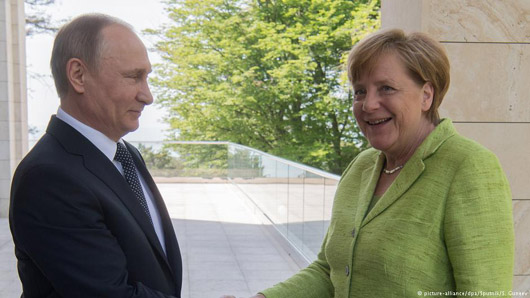 Нелюбовний трикутник: про що Путін говорив із Трампом і Меркель