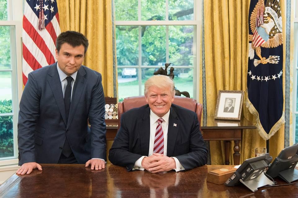 Павло Клімкін поговорив про Україну з Дональдом Трампом у Білому Домі