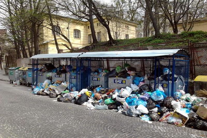 У Львові накопичилося 7 тонн сміття на землі