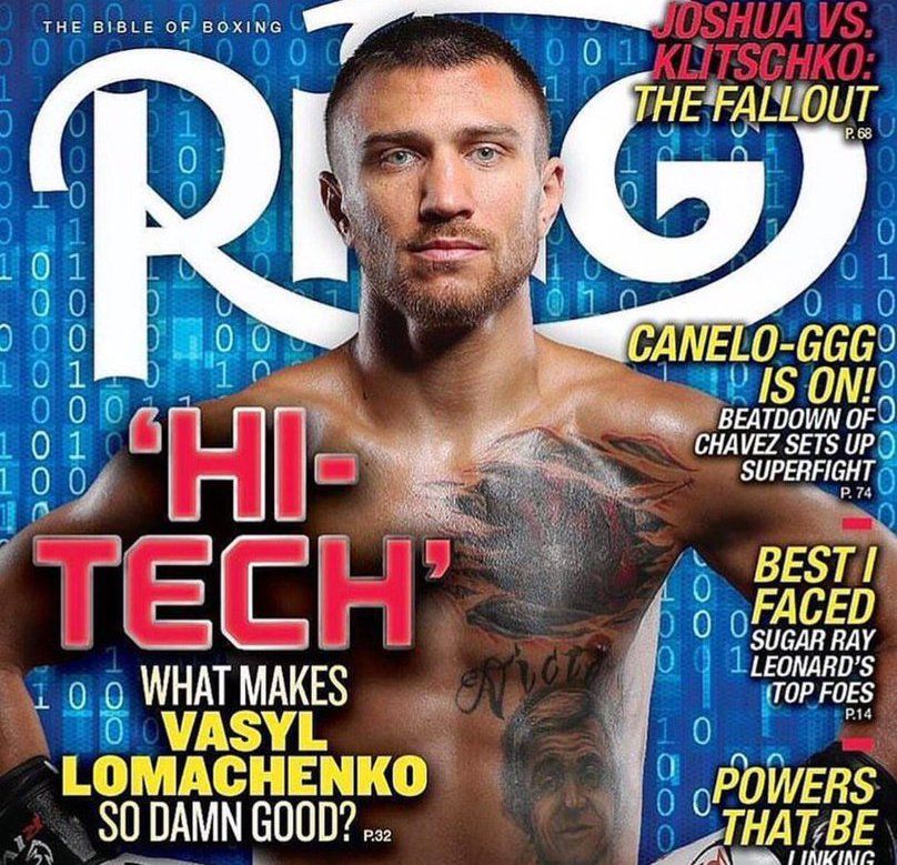 Василь Ломаченко став обличчям травневого номеру The Ring
