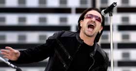Боно кидає U2