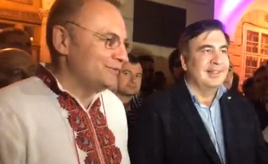 Саакашвілі у Львові: Соромно має бути не мені