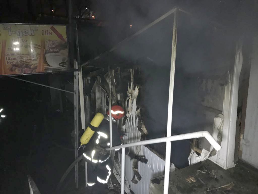 У Хмельницькому горів речовий ринок