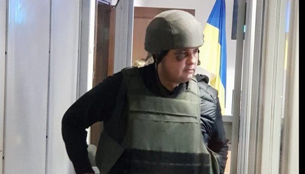 Шепелєв прибув до суду у бронежилеті та касці