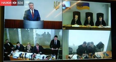 Порошенко дав свідчення про «зелених чоловічків» у Сімферополі