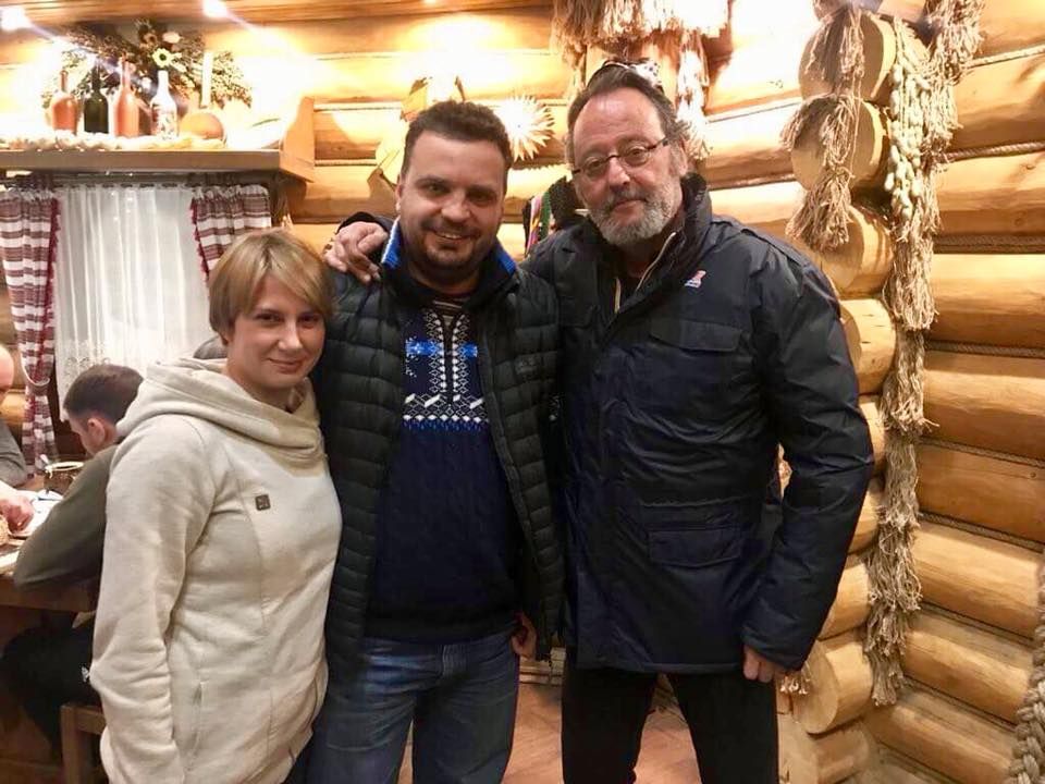 Жан Рено приїхав на зйомки у Карпати