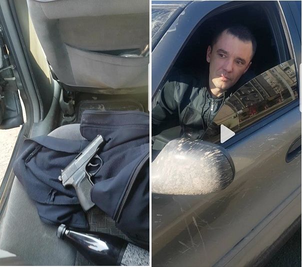 За активістом «Стоп корупції» Валерієм Аірінієм стежив озброєний чоловік