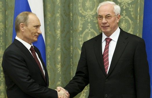 Український уряд розірвав програму економічного співробітництва, підписану Азаровим та Путіним
