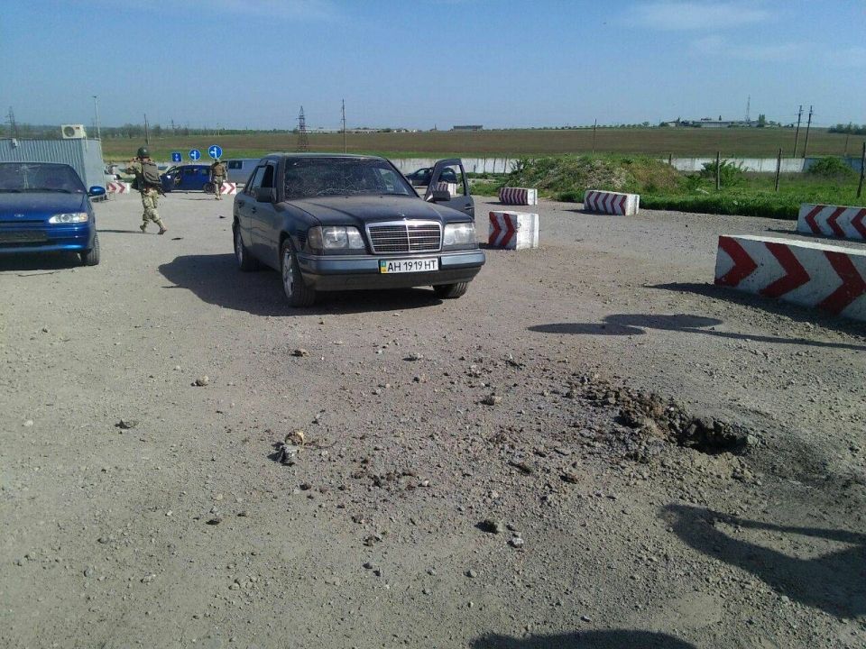 Пункт пропуску «Гнутове» обстріляли протитанковими ракетами (фото)