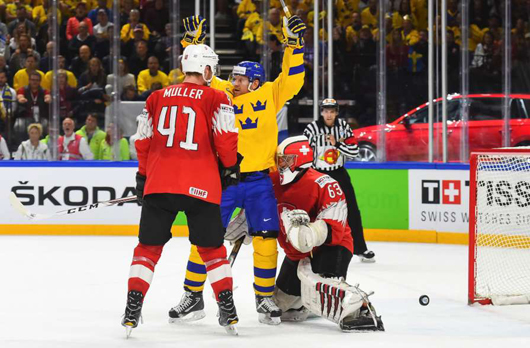 Вдруге поспіль найсильнішою хокейною збірною світу стала команда Швеції