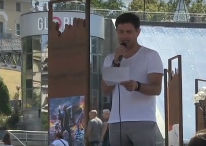 У центрі Києва провели акцію на підтримку Сенцова (ВІДЕО)