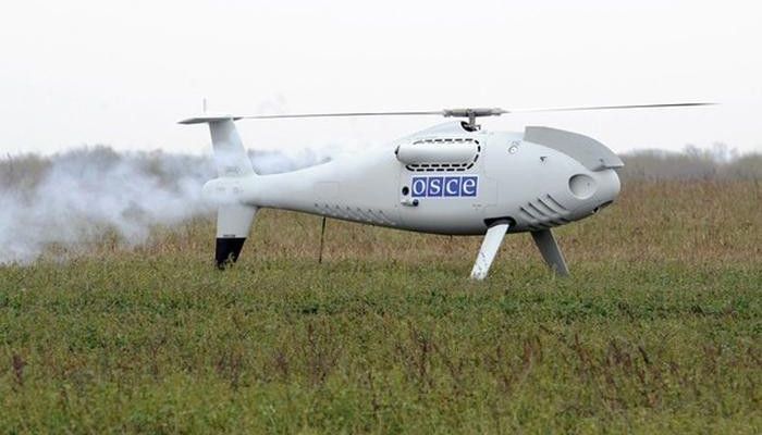 На Донеччині безпілотник ОБСЄ потрапив під обстріл