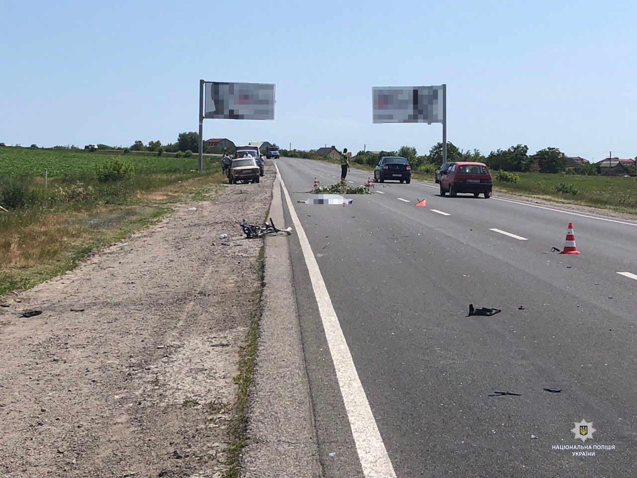 На Харківщині автомобіль на смерть збив велосипедистку