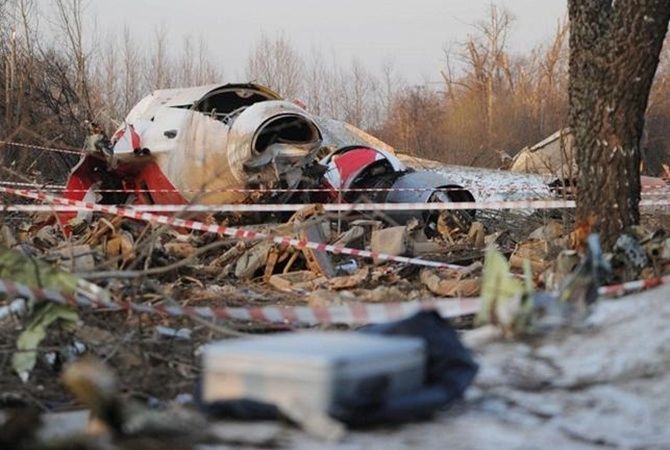 Експерти довели присутність вибухівки на літаку Качинського під Смоленськом